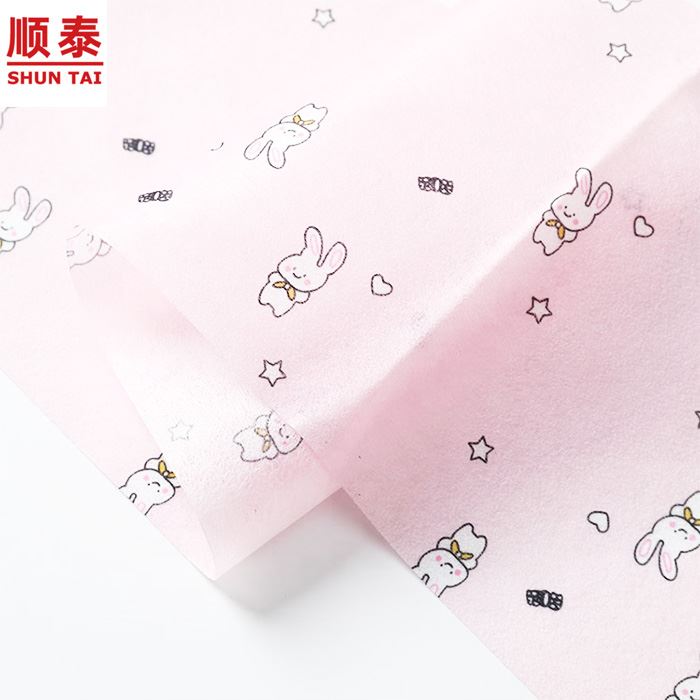 Printed spunbond non woven fabrics